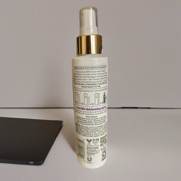 Dove Scalp + Hair Therapy Density Boost Root Lift Thickening Spray - Picture 3 of 10
